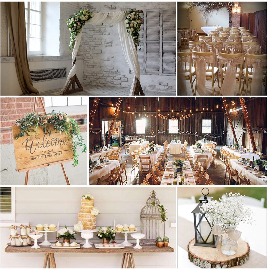 Ivy Coast Pre-Set Styled Wedding Packages rustic charm